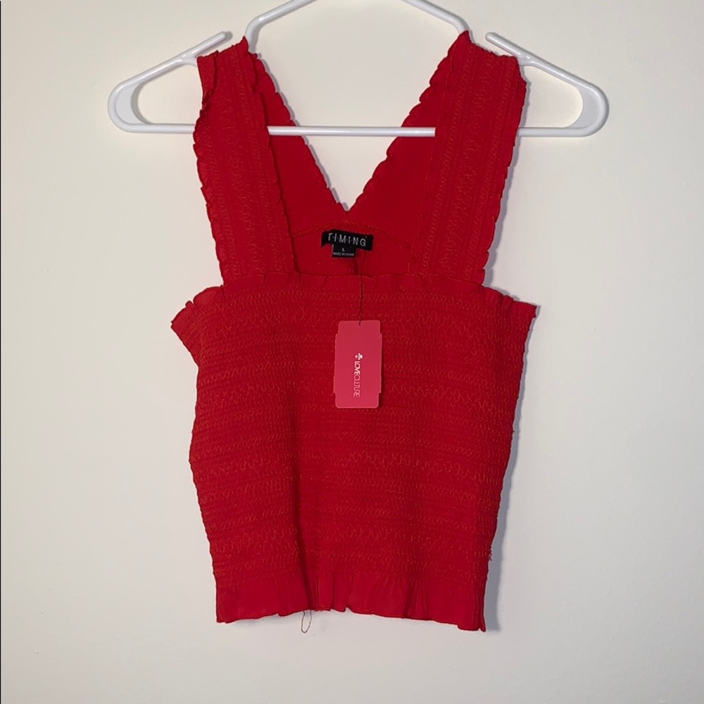 Red Crop Top (Never Used)